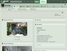 Tablet Screenshot of morelee.deviantart.com