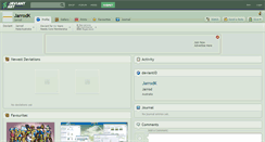 Desktop Screenshot of jarrodk.deviantart.com