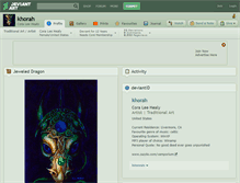 Tablet Screenshot of khorah.deviantart.com