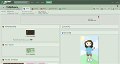 Desktop Screenshot of indigobunny.deviantart.com