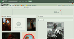 Desktop Screenshot of luca540.deviantart.com
