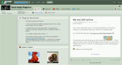 Desktop Screenshot of hand-made-dragons.deviantart.com