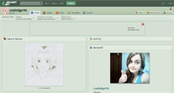 Desktop Screenshot of coalietiger96.deviantart.com