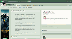 Desktop Screenshot of house-of-l.deviantart.com