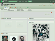 Tablet Screenshot of narnialuvsmartpjs.deviantart.com