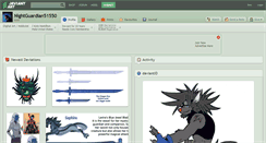 Desktop Screenshot of nightguardian51550.deviantart.com