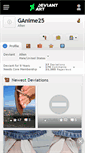 Mobile Screenshot of ganime25.deviantart.com
