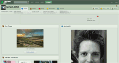 Desktop Screenshot of genesis-orbit.deviantart.com