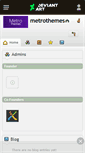Mobile Screenshot of metrothemes.deviantart.com