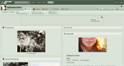 Desktop Screenshot of halfpastoctober.deviantart.com