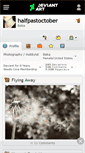 Mobile Screenshot of halfpastoctober.deviantart.com