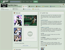 Tablet Screenshot of kuchiki-clan.deviantart.com