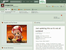 Tablet Screenshot of morganchan.deviantart.com