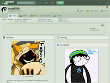 Tablet Screenshot of ninjaelixd.deviantart.com