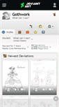Mobile Screenshot of gothwork.deviantart.com