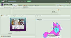 Desktop Screenshot of nightspiritwing.deviantart.com