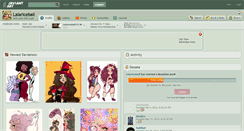 Desktop Screenshot of lalariceball.deviantart.com