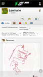 Mobile Screenshot of leomane.deviantart.com