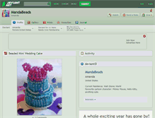 Tablet Screenshot of mandabeads.deviantart.com