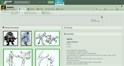 Desktop Screenshot of aidonis.deviantart.com