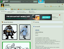 Tablet Screenshot of aidonis.deviantart.com