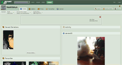 Desktop Screenshot of neekitokun.deviantart.com
