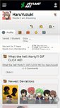 Mobile Screenshot of haruyuzuki.deviantart.com