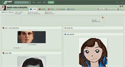 Desktop Screenshot of death-note-inthedna.deviantart.com
