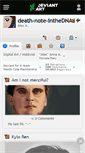 Mobile Screenshot of death-note-inthedna.deviantart.com