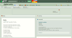 Desktop Screenshot of heather-larkins.deviantart.com