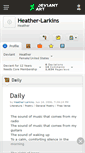 Mobile Screenshot of heather-larkins.deviantart.com