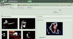 Desktop Screenshot of fallingxd0wn.deviantart.com
