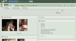 Desktop Screenshot of blo0my.deviantart.com