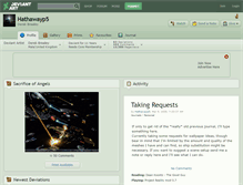 Tablet Screenshot of hathawayp5.deviantart.com