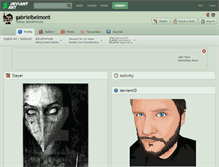 Tablet Screenshot of gabrielbelmont.deviantart.com