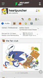Mobile Screenshot of heartpuncher.deviantart.com