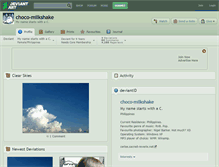 Tablet Screenshot of choco-milkshake.deviantart.com