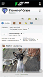 Mobile Screenshot of flower-of-grace.deviantart.com