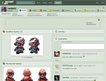 Tablet Screenshot of nedashi.deviantart.com
