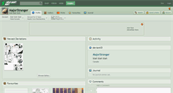 Desktop Screenshot of majorstranger.deviantart.com