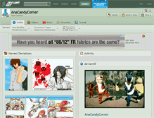 Tablet Screenshot of anacandycorner.deviantart.com