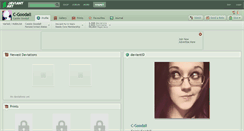 Desktop Screenshot of c-goodall.deviantart.com