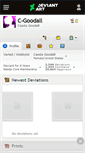 Mobile Screenshot of c-goodall.deviantart.com