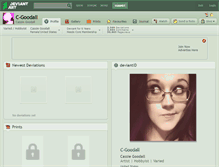 Tablet Screenshot of c-goodall.deviantart.com