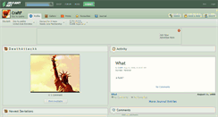 Desktop Screenshot of craftf.deviantart.com