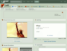 Tablet Screenshot of craftf.deviantart.com
