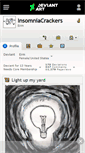 Mobile Screenshot of insomniacrackers.deviantart.com