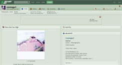 Desktop Screenshot of cosmogurl.deviantart.com
