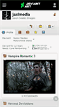 Mobile Screenshot of jaxlmedia.deviantart.com
