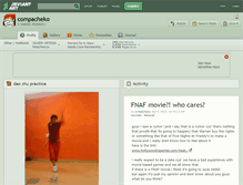 Tablet Screenshot of compacheko.deviantart.com